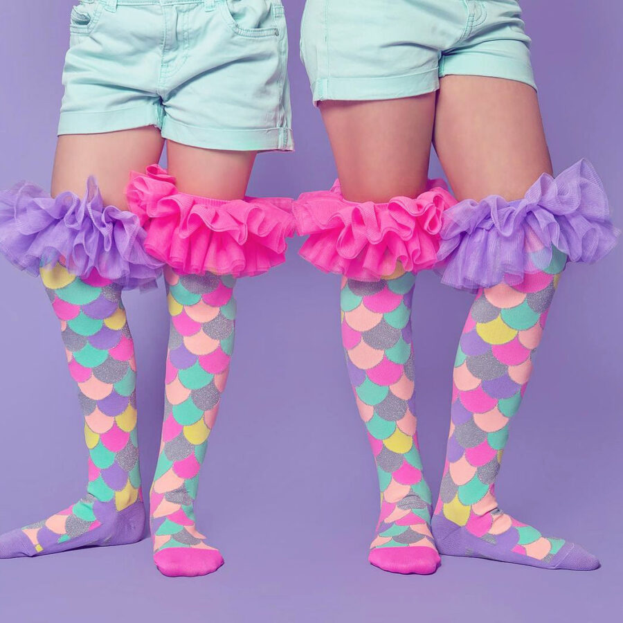 MERMAID FRILLS SOCKS - (6+ years)