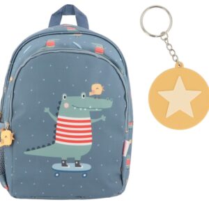 Medium Croc Backpack + Personalised Keychain