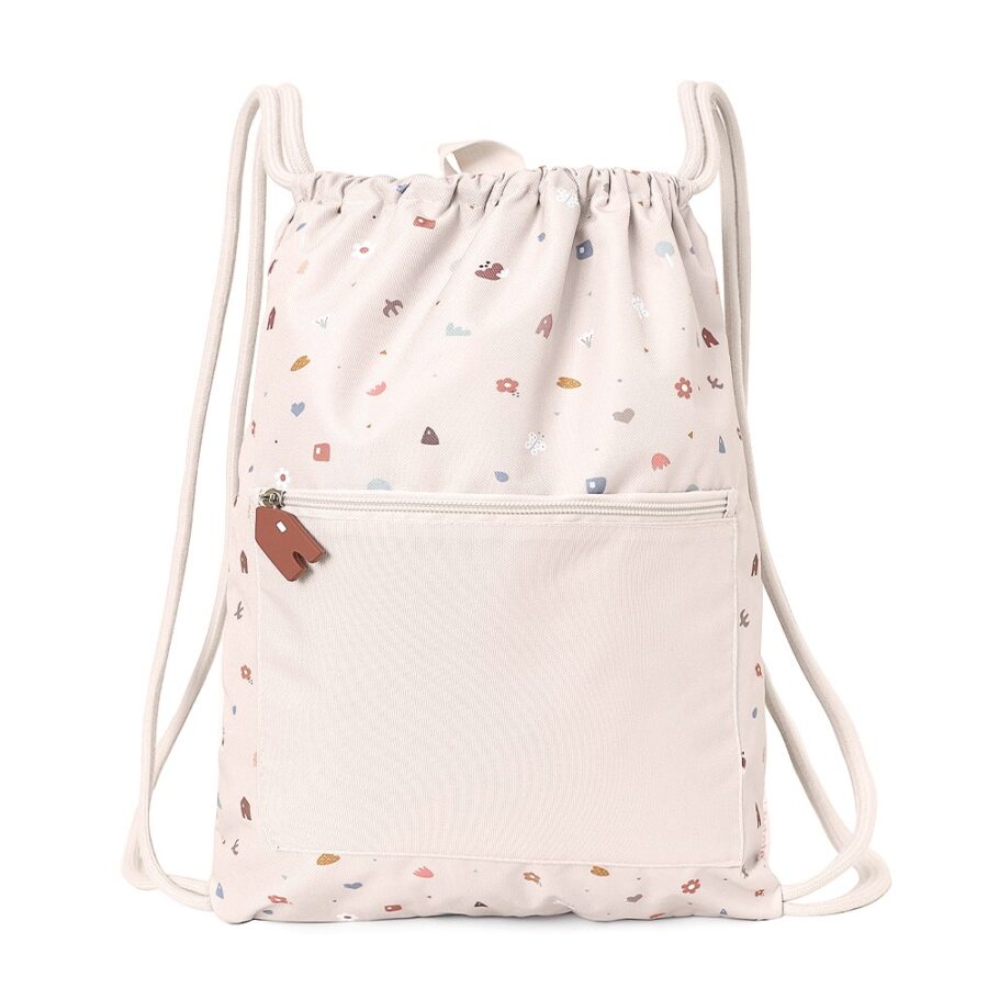 Waterproof Drawstring Backpack Geometric Nature