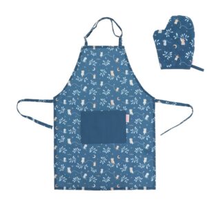 Set Glove and Apron Magical Forest Customizable