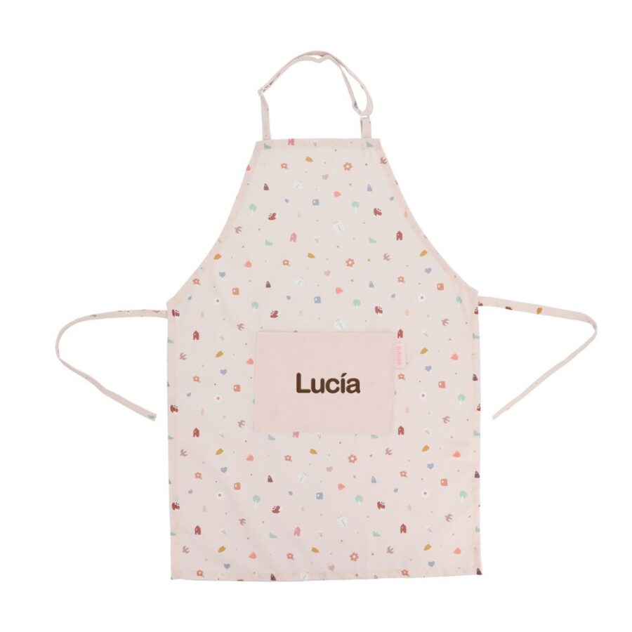Set Gloves and Apron Geometric Nature