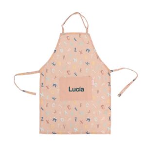 Set Gloves and Apron Funny Letters