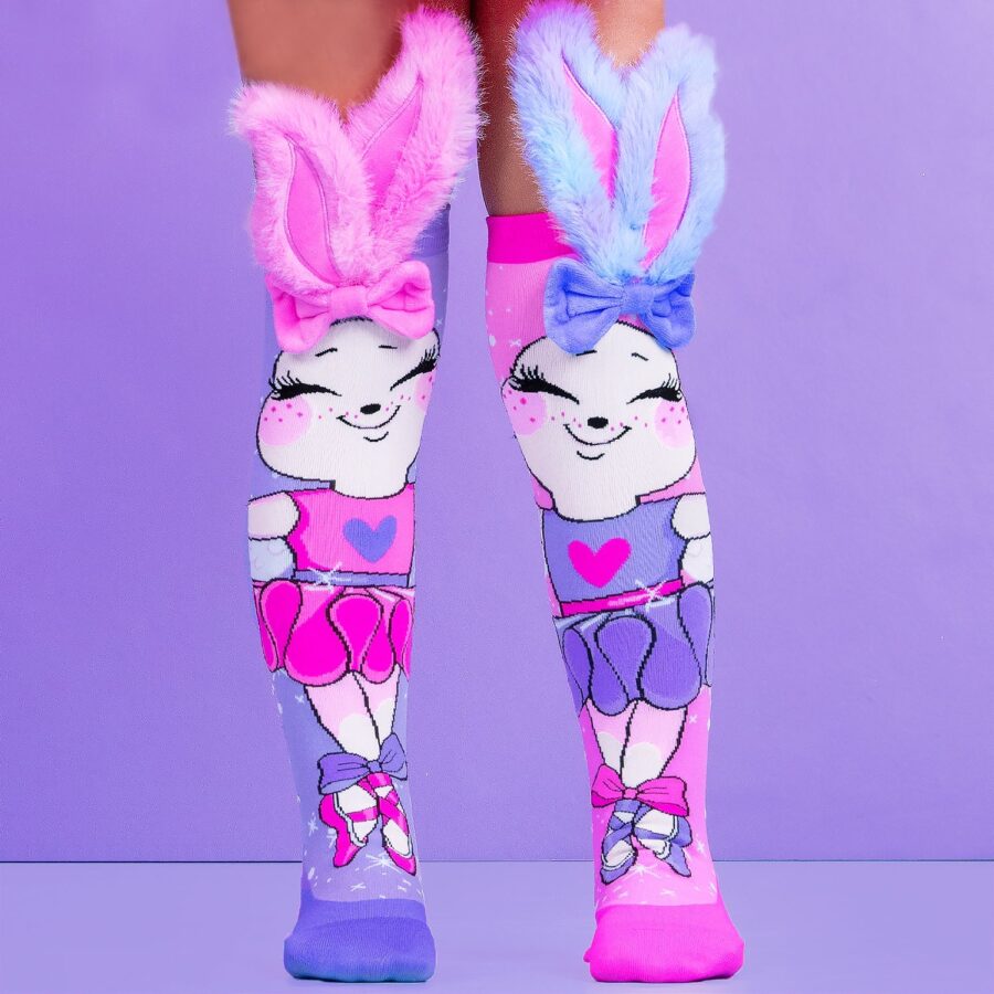BALLERINA BUNNY SOCKS - (3-5 years)