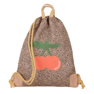 Sports Bag - Leopard Cherry
