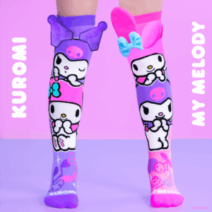 KUROMI & MY MELODY SOCKS - (6+ years)