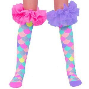 MERMAID FRILLS SOCKS - (3-5 years)