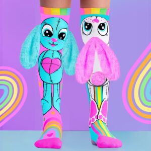 RAINBOW BUNNY SOCKS - (6+ years)