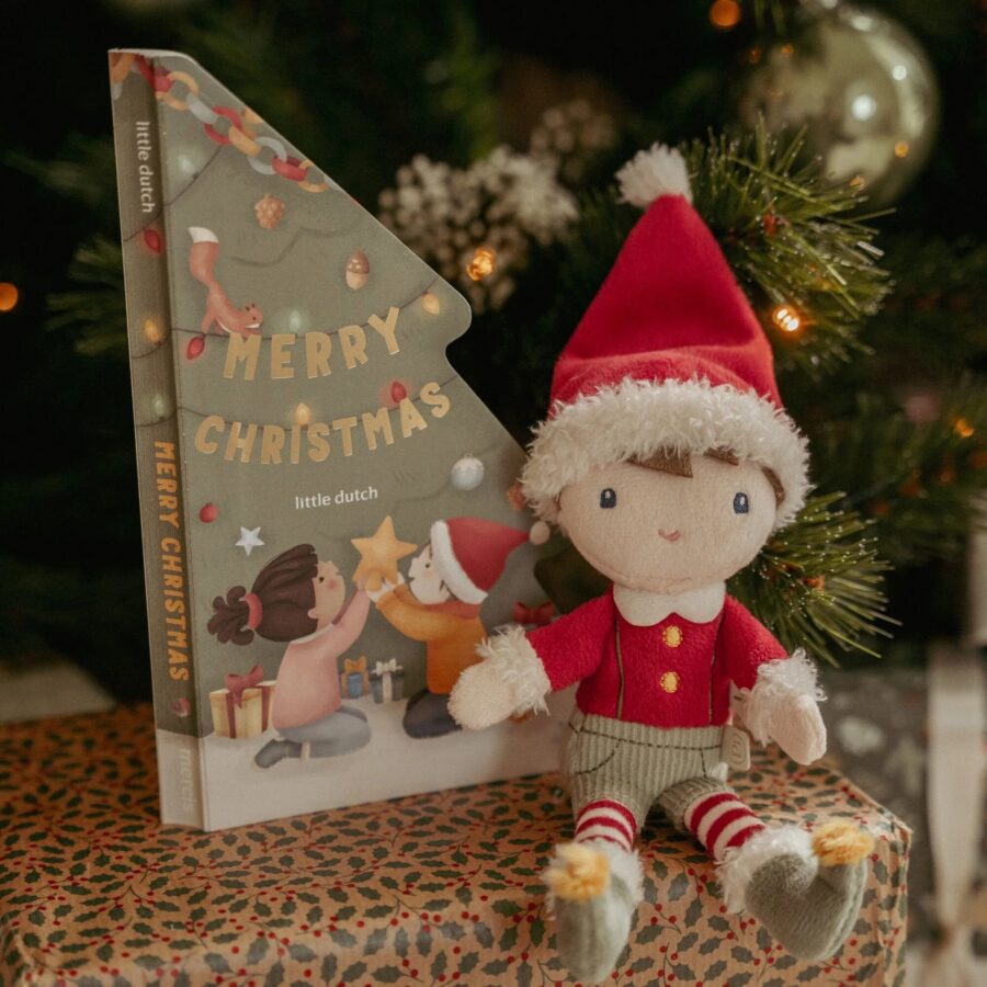 Christmas book with Jim plush - Gift set