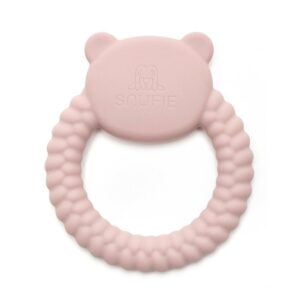 BEAR | Soft Silicone Teething Toy | BLUSH