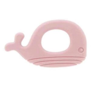 WHALE | Soft Silicone Teething Toy | BLUSH