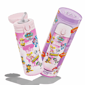 IZY Kids Thermos Bottle - Paw Patrol - Refresh Pink - 350ML To-Go Insulated Water Bottles