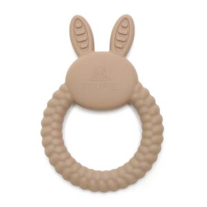 BUNNY| Soft Silicone Teething Toy | Khaki