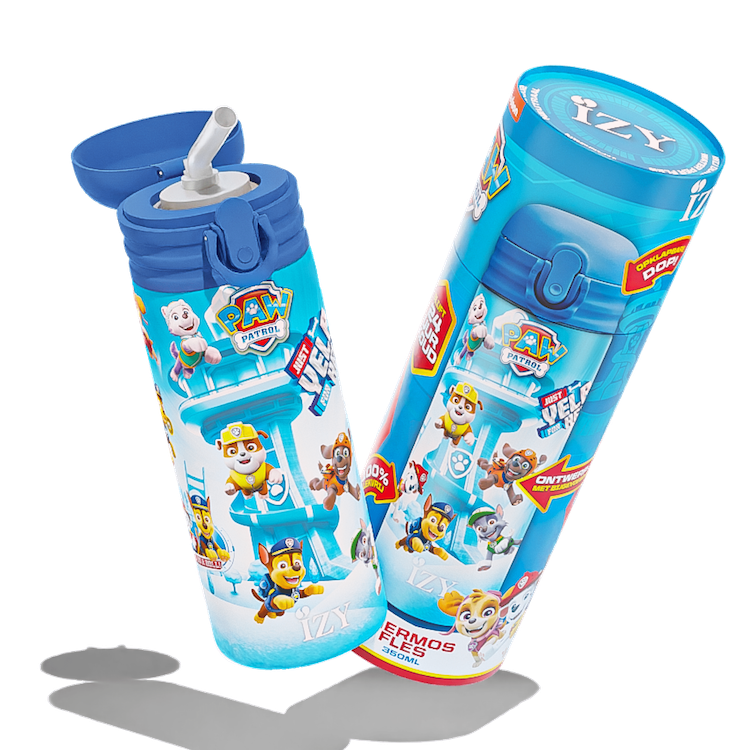 IZY Kids Thermos Bottle - Paw Patrol - Refresh Blue - 350ML To-Go Insulated Water Bottles