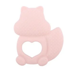 Baby Silicone Teether | Squirrel | BABYPINK