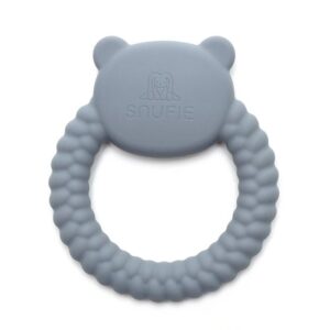 BEAR | Soft Silicone Teething Toy | STEEL