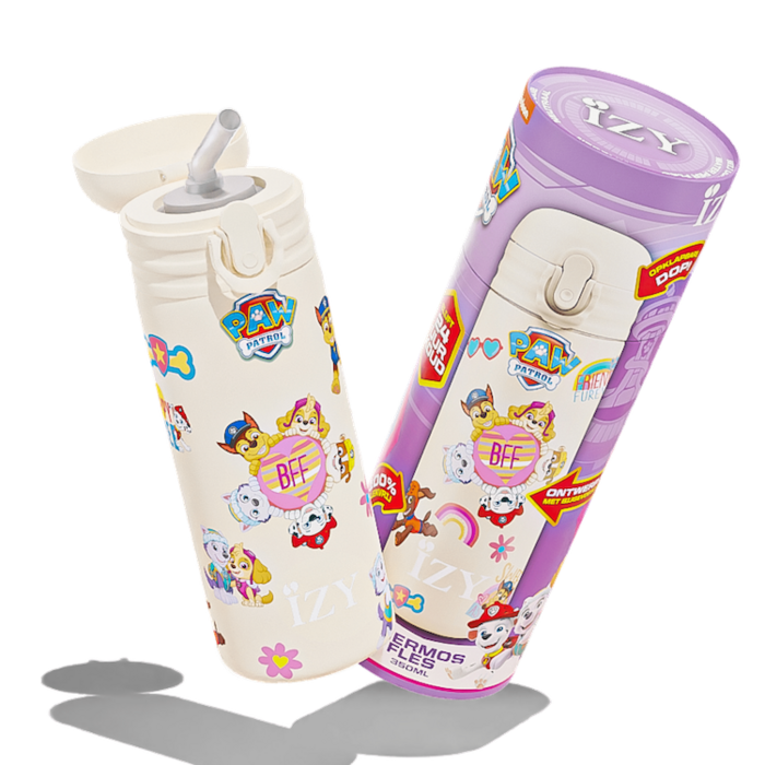 IZY Kids Thermos Bottle - Paw Patrol - Friends Furever - 350ML To-Go Insulated Water Bottles