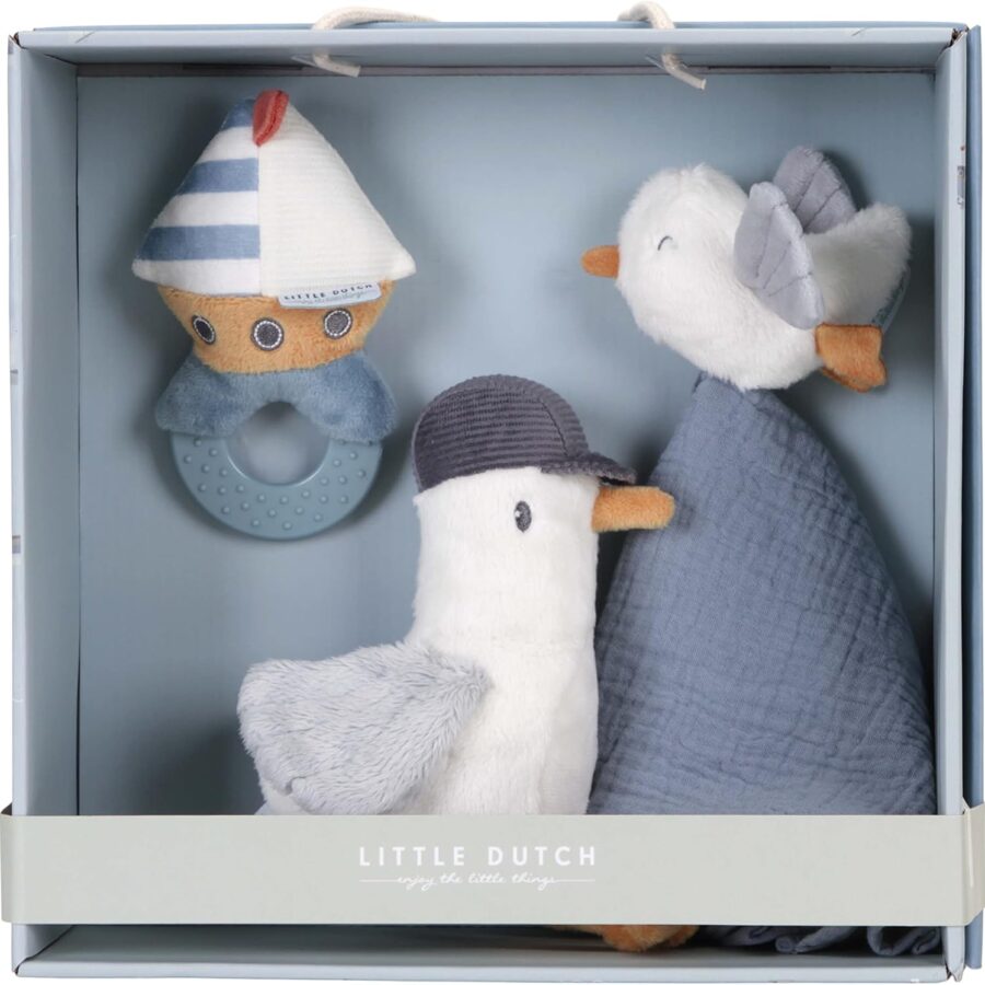 Little Dutch Gift Set 3-Piece (Comforter Towel, Grasping Toy, Stuffed Toy)