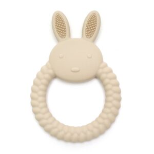 BUNNY| Soft Silicone Teething Toy | Sand