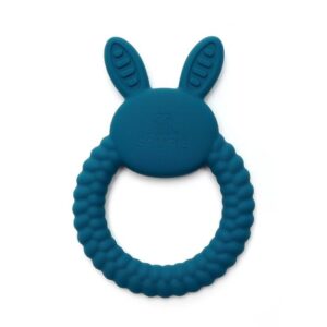 BUNNY | Soft Silicone Teething Toy | COBALT