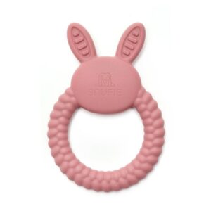 BUNNY | Soft Silicone Teething Toy | ROSE