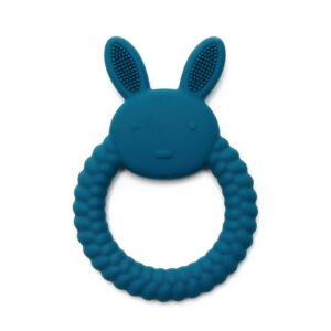BUNNY | Soft Silicone Teething Toy | COBALT