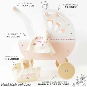 Sweet Dreams Doll Pram