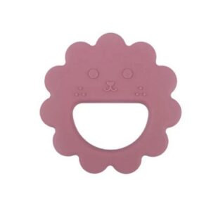 SNUFIE | Baby Silicone Teether | Flower | PLUM