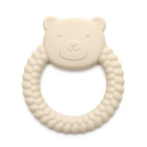 BEAR | Soft Silicone Teething Toy | SAND