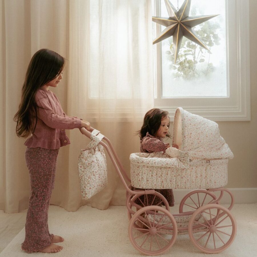 Doll stroller - Essentials - Soft Flowers