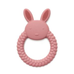 BUNNY | Soft Silicone Teething Toy | ROSE