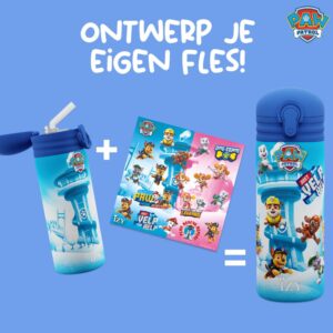 IZY Kids Thermos Bottle - Paw Patrol - Refresh Blue - 350ML To-Go Insulated Water Bottles