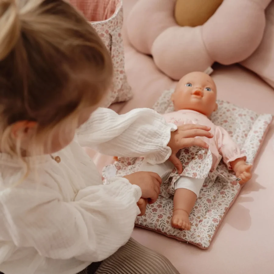 Doll diaper bag – Multicolored – Essentials – Soft Flowers