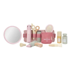 Wooden barber set – Pink