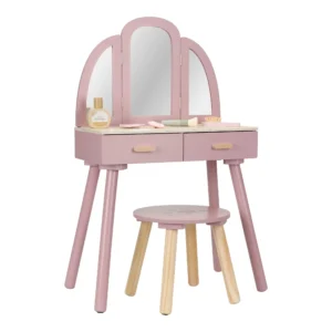 Wooden dressing table – Pink