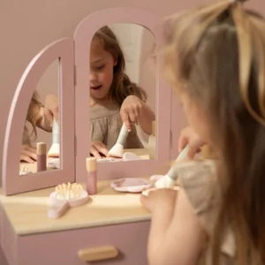 Wooden dressing table – Pink
