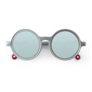 Toddler Round Sunglasses Medallion Platinum