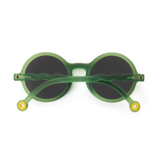 Kids Round Sunglasses Olive Green