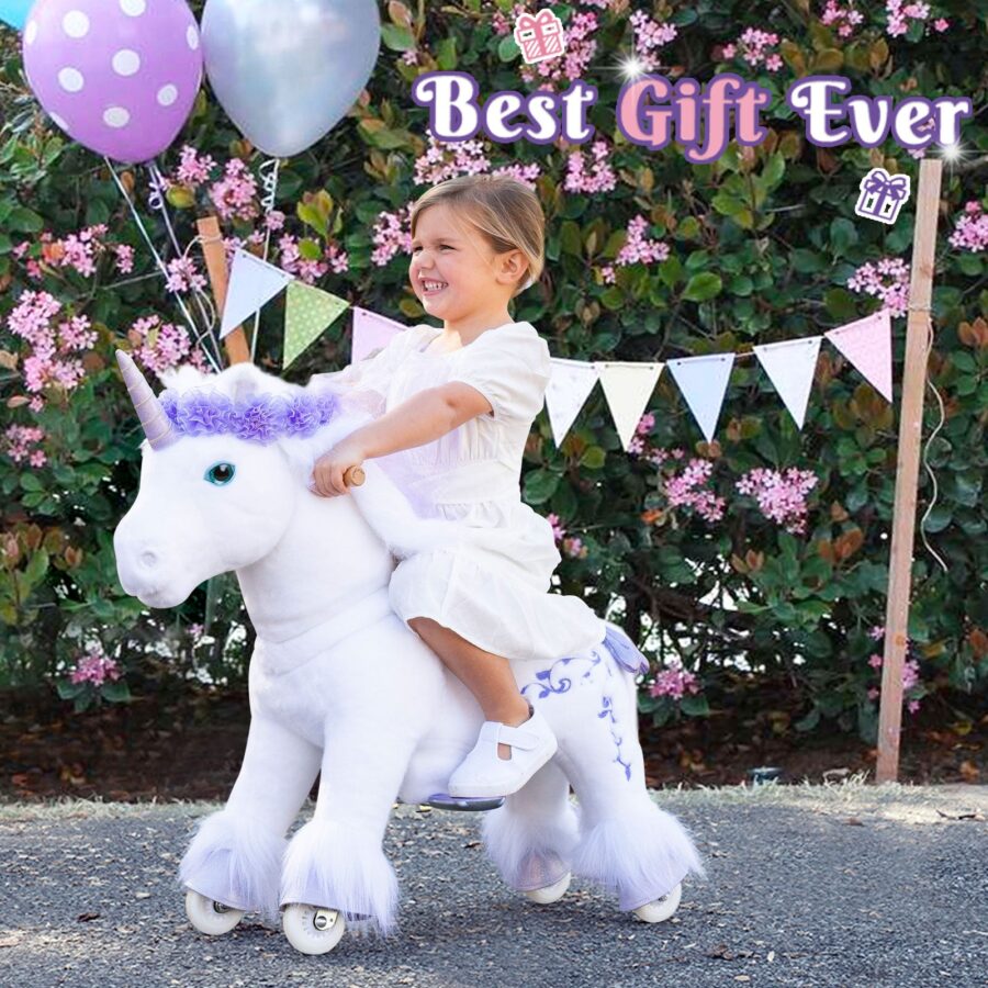 Model X® Ride-on Unicorn for Age 3-4 Purple