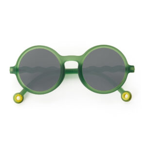 Kids Round Sunglasses Olive Green