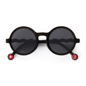 Kids Round Sunglasses Squid Black