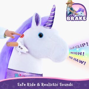 Ride-on Unicorn Age 3-4 Purple
