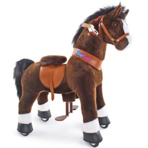 Riding horse toy Age 4-7 Chocolate