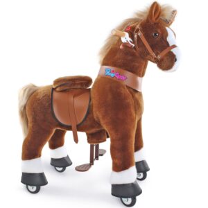 Ride-on pony toy Age 4-7 Brown