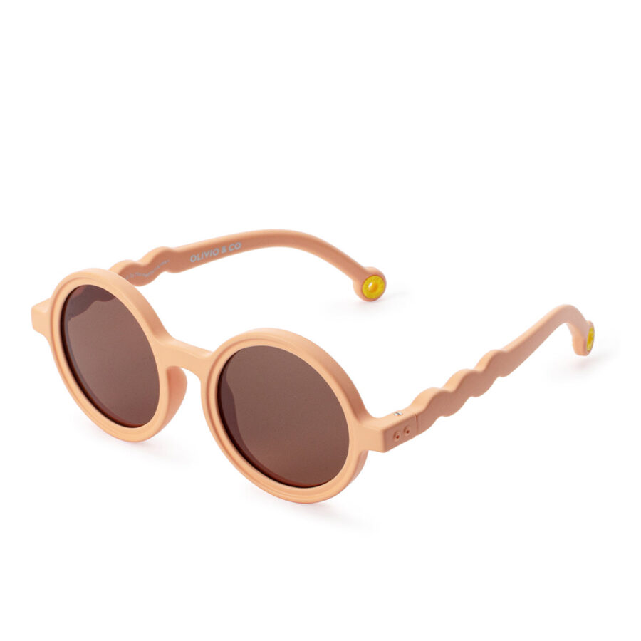 Toddler Round Sunglasses Grapefruit Pink