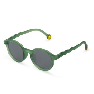 Kids Oval Sunglasses Olive Green