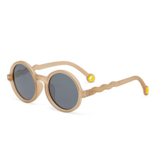 Kids Round Sunglasses Sand Beige