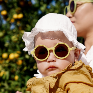 Toddler Round Sunglasses Lime Green