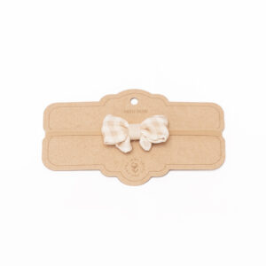 Little Bow Headband - Soft Squares