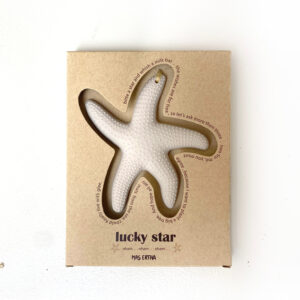 Lucky Star - Teether - Cloud Gray
