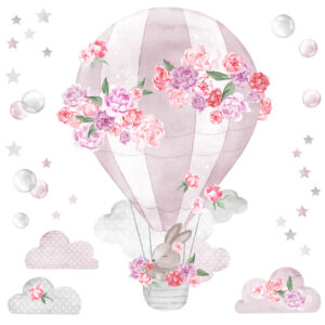 Sticker | Hot Air Balloon Pink